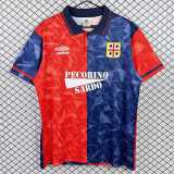 1992/93 Cagliari Calcio Home Retro Soccer jersey