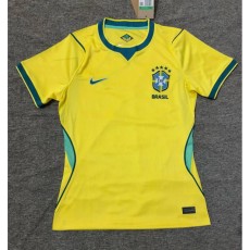 2026 Brazil Home Yellow Fans Women Soccer jersey