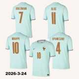 2026 France Away Fans Kids Soccer jersey