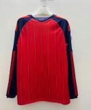 2026 Spain Home Red Fans Long Sleeve Soccer jersey