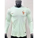 [PLAYER] 2026 France Away Player Long Sleeve Soccer jersey