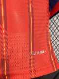 [PLAYER] 2026 Spain Home Red Player Long Sleeve Soccer jersey
