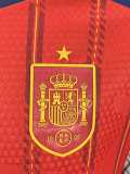 [PLAYER] 2026 Spain Home Red Player Long Sleeve Soccer jersey