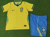 [PLAYER] 2026 Brazil Home Player Kids Soccer jersey