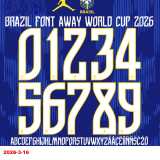 2026 Brazil Away Fans Long Sleeve Soccer jersey
