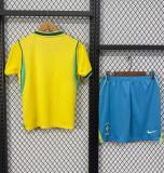2026 Brazil Home Yellow Fans Kids Soccer jersey