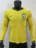 [PLAYER] 2026 Brazil Home Player Long Sleeve Soccer jersey