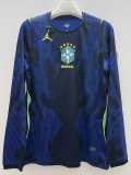 2026 Brazil Away Fans Long Sleeve Soccer jersey