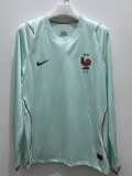 2026 France Away Fans Long Sleeve Soccer jersey