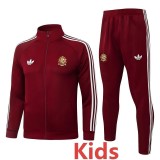 2026 Spain Brown Kids Tracksuit