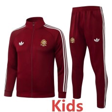 2026 Spain Brown Kids Tracksuit