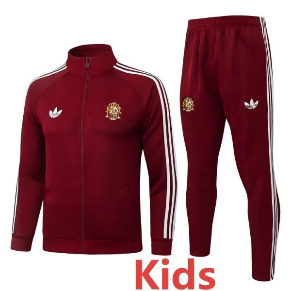 2026 Spain Brown Kids Tracksuit