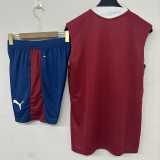 2026 Portugal Red Training Shorts Suit