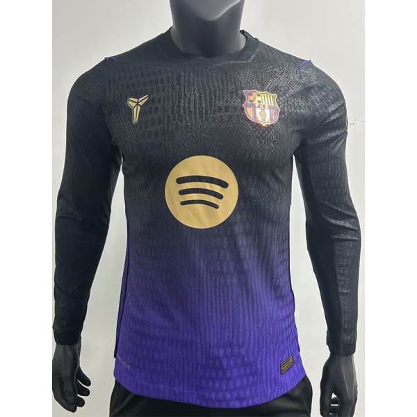 [PLAYER] 2026/27 BAR Away Purple Player Long Sleeve Soccer jersey