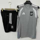 2026/27 Los Angeles Gray Training Shorts Suit