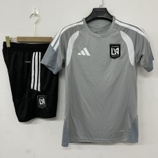 2026/27 Los Angeles Gray Training Shorts Suit