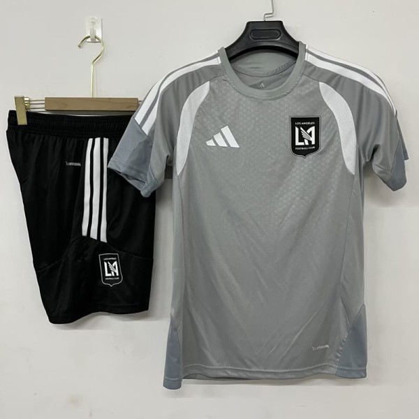2026/27 Los Angeles Gray Training Shorts Suit