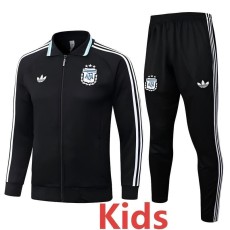 2026 Argentina Black Kids Tracksuit