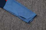 2026 Bayern Royal blue Half Pull Tracksuit
