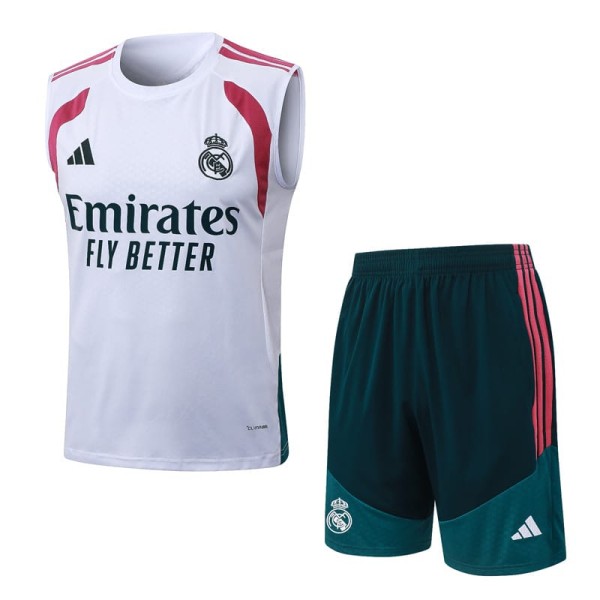 2026/27 R MAD White Training Shorts Suit
