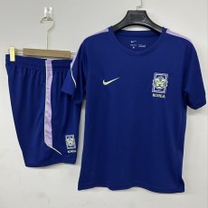 2026 Korea Republic Blue Training Shorts Suit