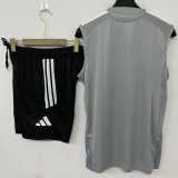 2026/27 Los Angeles Gray Training Shorts Suit