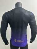 [PLAYER] 2026/27 BAR Away Purple Player Long Sleeve Soccer jersey