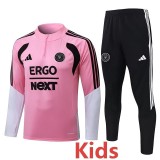 2026/27 Inter Miami Pink Kids Half Pull Tracksuit