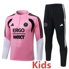 2026/27 Inter Miami Pink Kids Half Pull Tracksuit