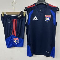 2026/27 Lyon Royal blue Training Shorts Suit