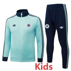 2026 Germany Light Green Kids Tracksuit