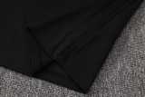 2026 Netherlands Black Training Shorts Suit