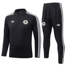 2026 Germany Black Half Pull Tracksuit