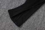 2026 Brazil Black Kids Half Pull Tracksuit