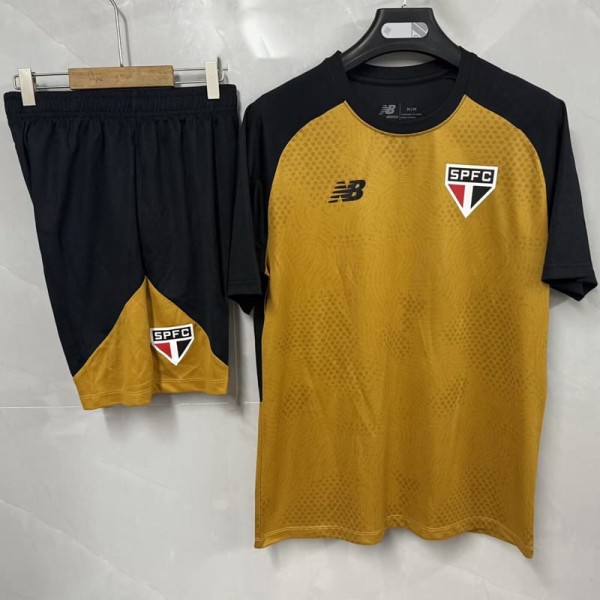 2026/27 Sao Paulo FC Yellow Training Shorts Suit