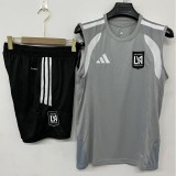 2026/27 Los Angeles Gray Training Shorts Suit