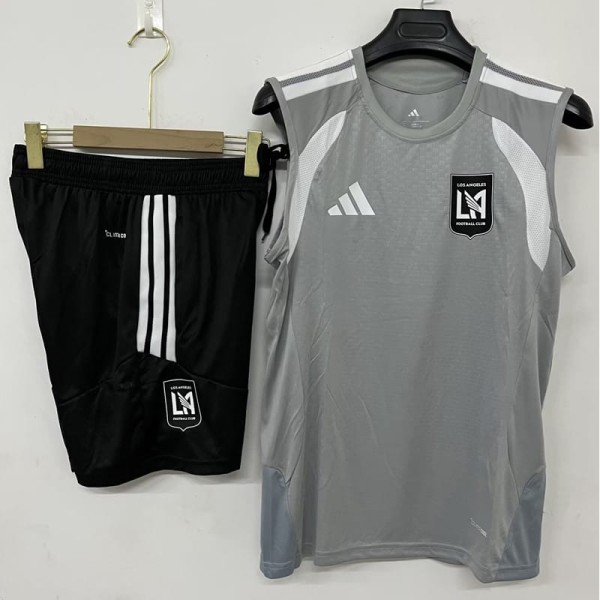 2026/27 Los Angeles Gray Training Shorts Suit