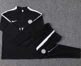 2026/27 PSG Black Kids Half Pull Tracksuit