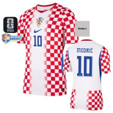 2026 Croatia Home World Cup Legacy Modric #10 Fans Soccer jersey