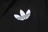 2026/27 Man Utd Black Kids Half Pull Tracksuit