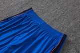 2026 France Blue Kids Half Pull Tracksuit