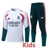 2026/27 R MAD White Kids Half Pull Tracksuit