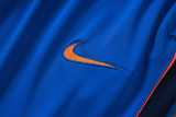 2026 France Blue Kids Half Pull Tracksuit