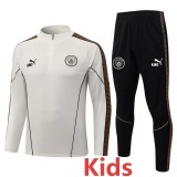 2026/27 Man City Kids Half Pull Tracksuit
