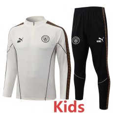 2026/27 Man City Kids Half Pull Tracksuit