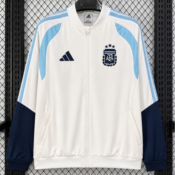 2026 Argentina White Windbreaker