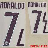 2026 Portugal Away World Cup Legacy Ronaldo #7 Fans Soccer jersey
