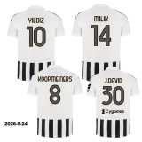 2026/27 JUV Home Fans Long Sleeve Soccer jersey