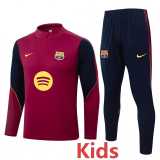 2026/27 BAR Brown Kids Half Pull Tracksuit