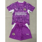 2026/27 PSV Eindhoven GKP Purple Fans Kids Soccer jersey
